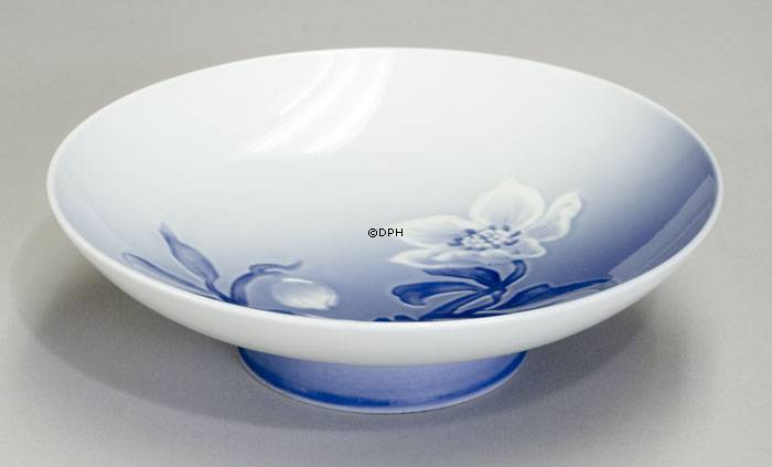 Runde Schüssel auf Fuß Christrose Geschirr Bing & Gröndahl ø17cm Nr. 382 oder 346