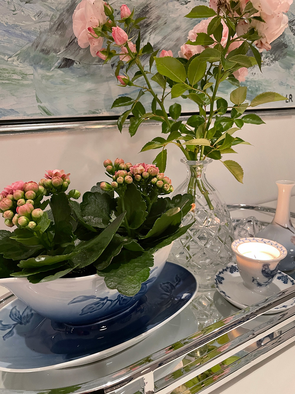 Sauciere auf Stand Christrose Geschirr Bing & Gröndahl Nr. 308, 311 oder 563