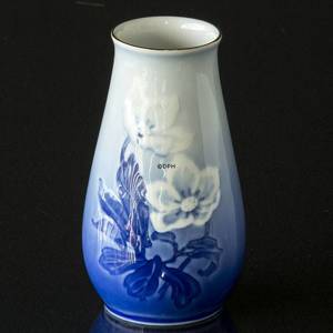 Vase mit Blume Christrose Geschirr mit Goldrand Bing & Gröndahl | Nr. 1435678-G | DPH Trading