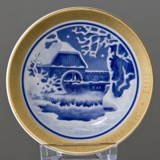1895-1995 Die alte Wassermühle, Bing & Gröndahl 100-Jahresplakette Nr.6