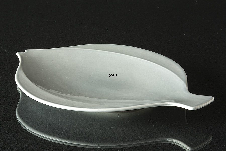 Fischservice, Große Fischschale oder Teller, Grau, Royal Copenhagen Nr. 627