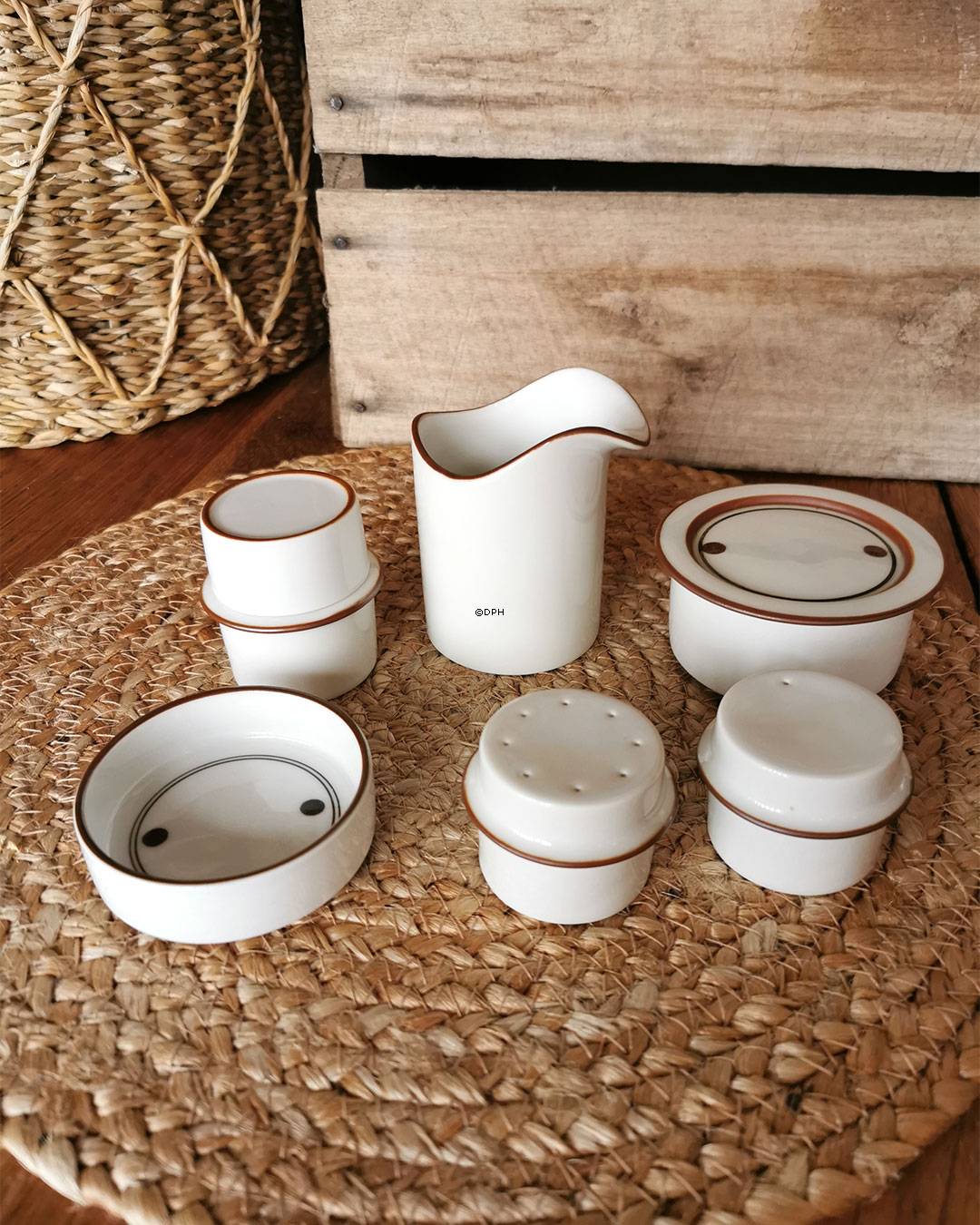 Domino, Sahnek&#xE4;nnchen, Royal Copenhagen Nr. 14908