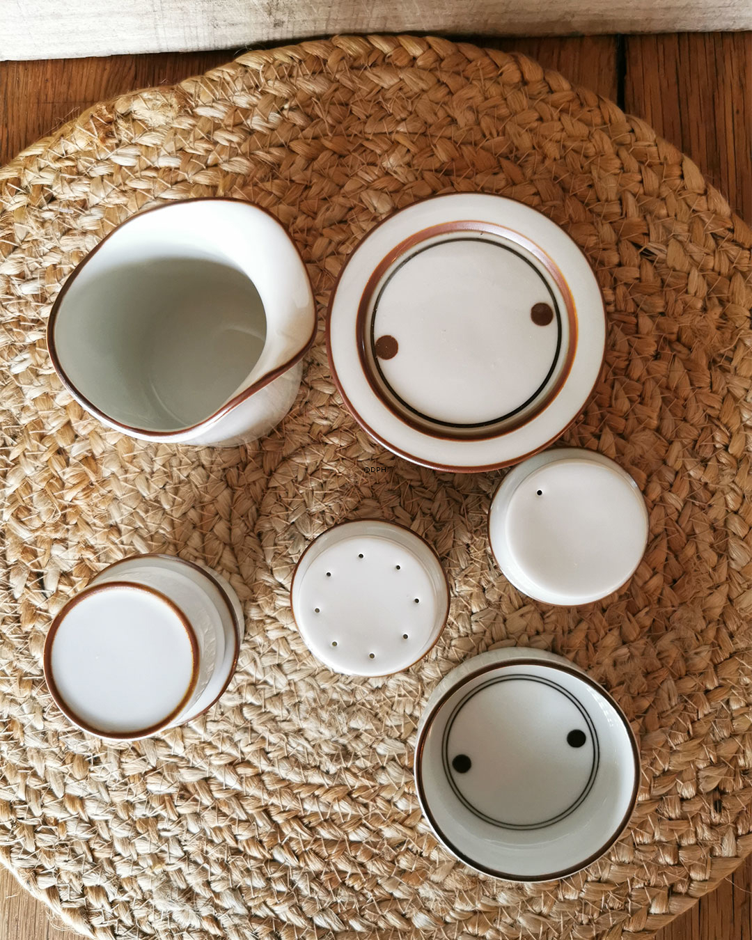 Domino, Pfefferstreuer, Royal Copenhagen Nr. 14914