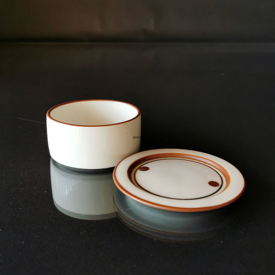 Domino, Zuckerdose mit Deckel, Royal Copenhagen Nr. 14918