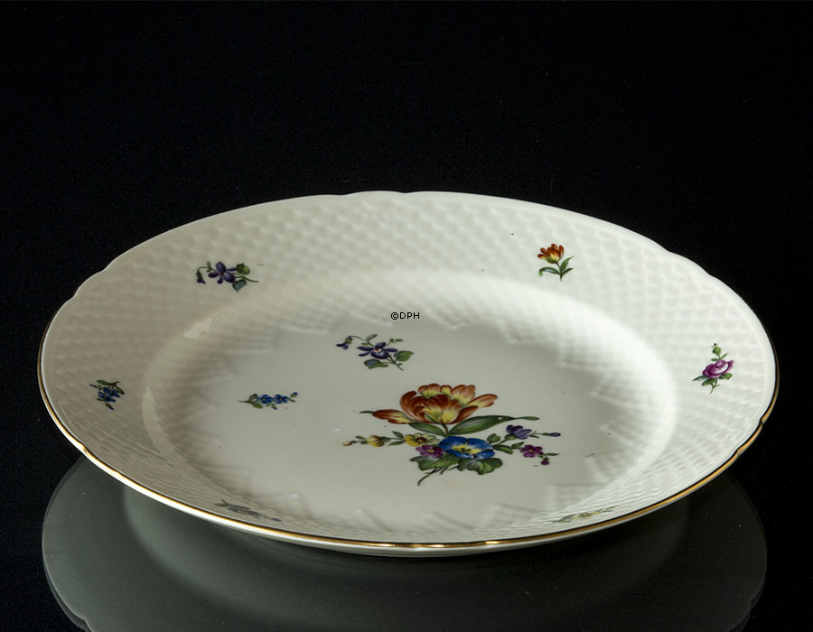 Bing & Gröndahl Sächsische Blume Runde Servierplatte 32cm Nr. 320