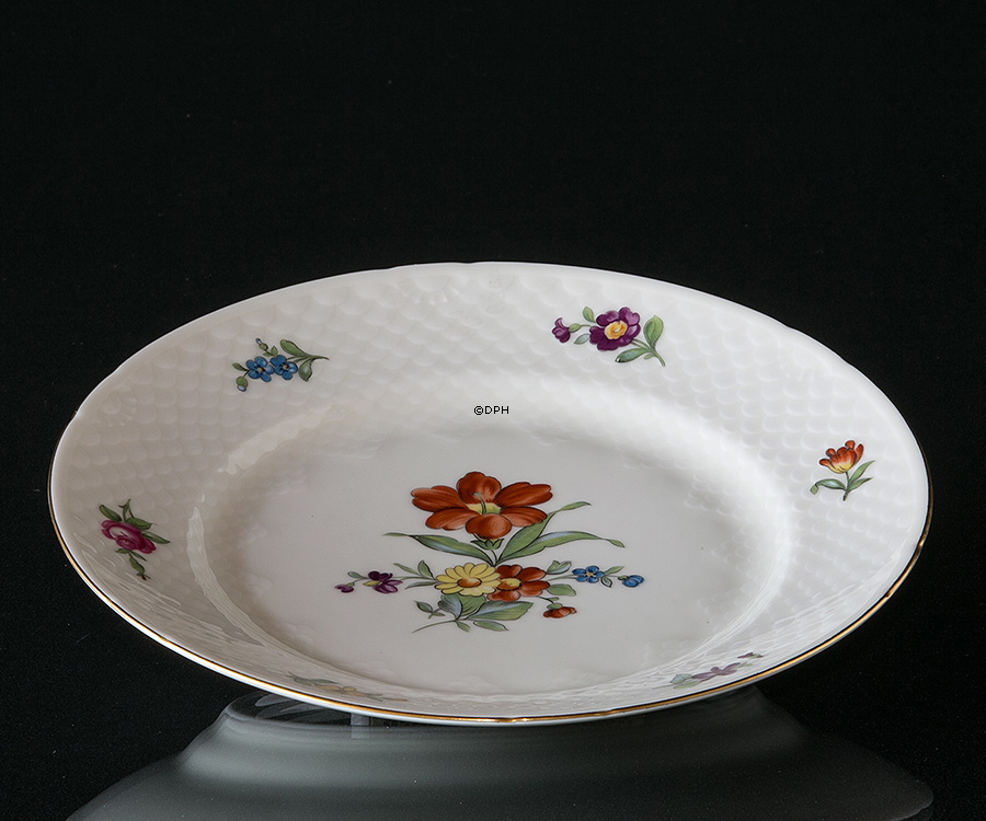 Bing & Gröndahl Sächsische Blume Frühstücksteller, verschiedene Blumenmotive, 21 cm, Nr. 26 oder 326