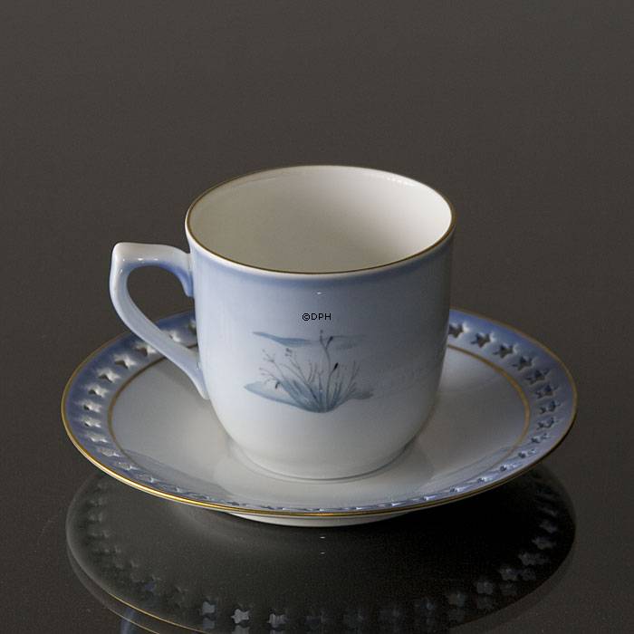 Wiberg Weihnachtsgeschirr, Tasse und Untertasse, Wichtel und Hund, Bing &amp; Gr&#xF6;ndahl Nr. 3502305