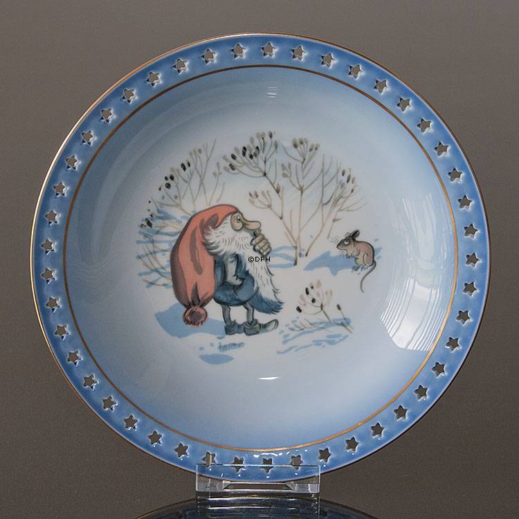 Wiberg Weihnachtsgeschirr, Suppenteller mit Wichtel und Maus Nr. 3507323