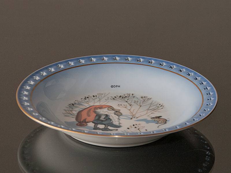 Wiberg Weihnachtsgeschirr, Suppenteller mit Wichtel und Maus Nr. 3507323