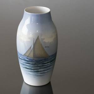 Vase mit Segelboot, Royal Copenhagen | Nr. 1524740 | DPH Trading