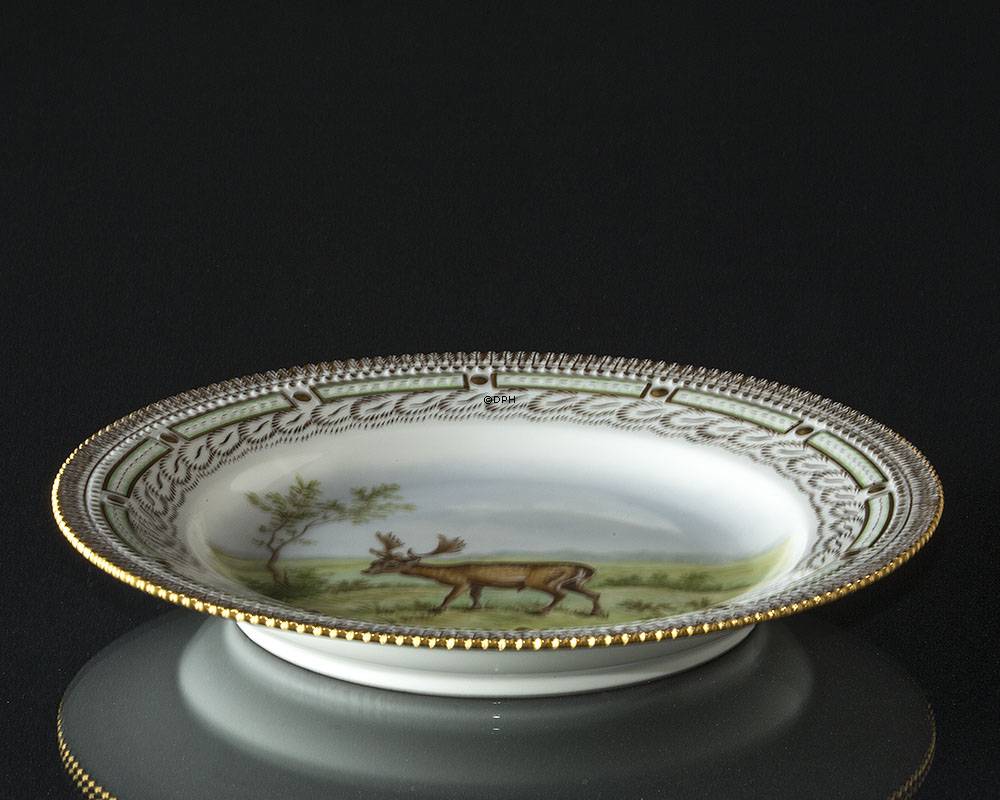 Fauna Danica Jagdgeschirr mit Hirsch (Cervus Dama), Royal Copenhagen