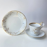 2008 Royal Copenhagen Weihnachtstasse mit Kuchenteller und Untertasse, Set