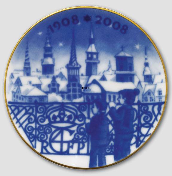 2007 Royal Copenhagen 100-Jahresplakette