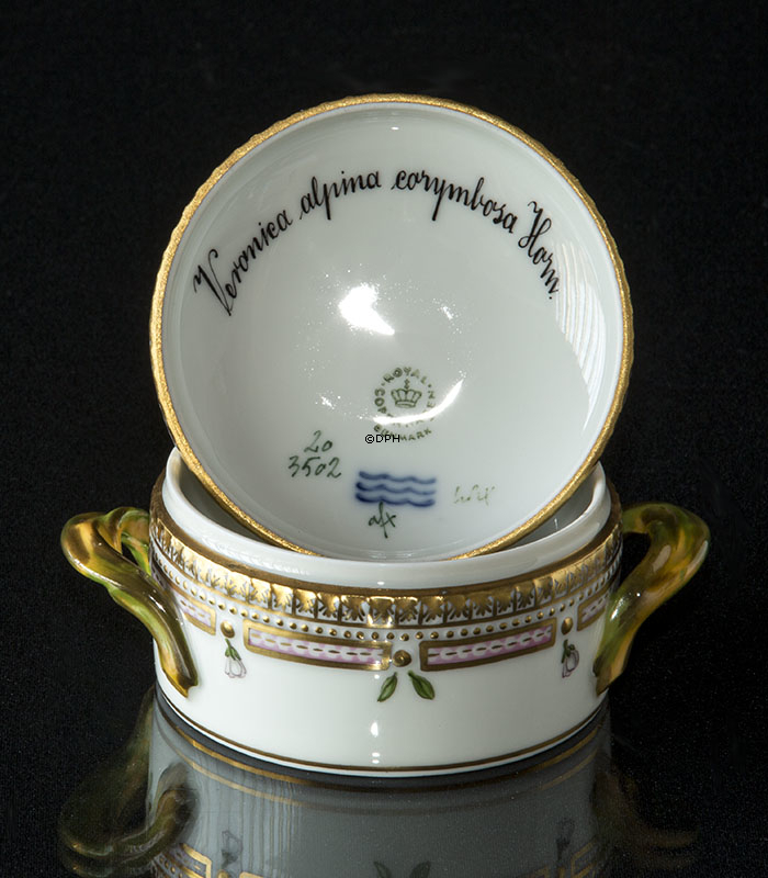 Flora Danica Schale mit Deckel, Royal Copenhagen