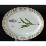 Flora Danica längliche Servierplatte, Royal Copenhagen