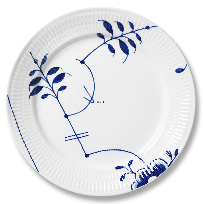 MEGA Blau Gerippt, Teller, Royal Copenhagen