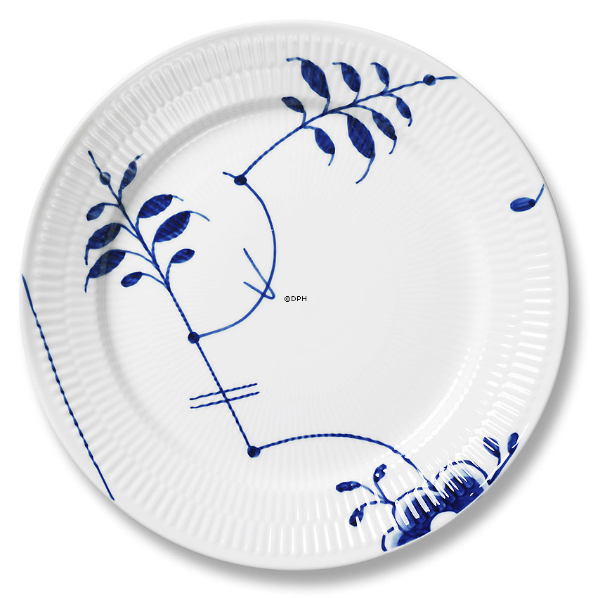 MEGA Blau Gerippt, Teller, Royal Copenhagen