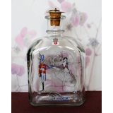 Holmegaard Hans Christian Andersen Glasflasche mit "Der standhafte Zinnsoldat"