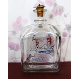 Holmegaard Hans Christian Andersen Glasflasche mit "Der standhafte Zinnsoldat"