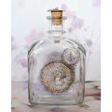 Holmegaard Hans Christian Andersen Glasflasche mit "Das kleine Mädchen mit den Schwefelhölzern"