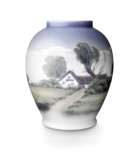 Vase mit Landschaftlimitiert 3 von 5, Royal Copenhagen Nr. 808