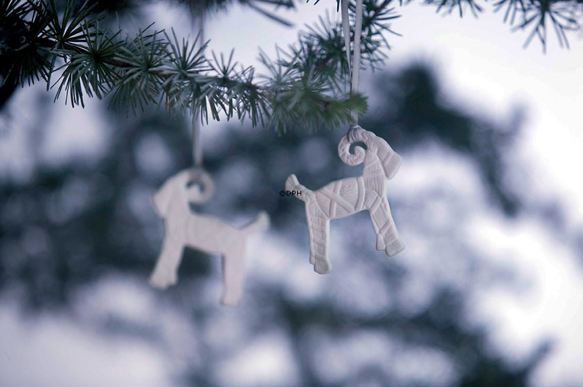 Christmas Joy, Ornamente, 2 Stück, Royal Copenhagen