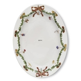 Starfluted Christmas, ovale Servierplatte, Royal Copenhagen Nr. 376