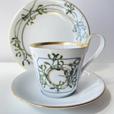 2005 Royal Copenhagen Weihnachtstasse mit Kuchenteller und Untertasse, Set