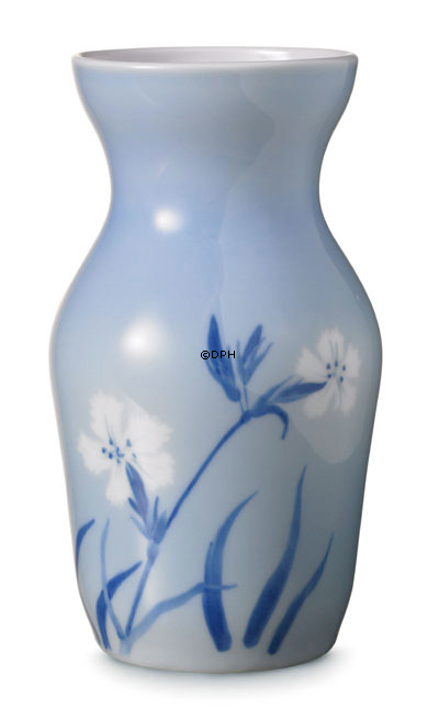 Vase mit weißer Gartennelke, Royal Copenhagen Nr. 751