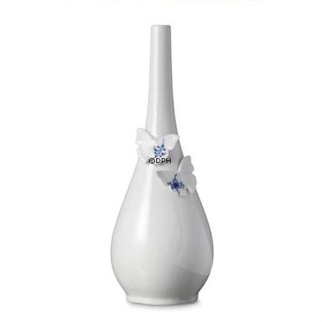 Vase mit zwei blauen Schmetterlingen, Royal Copenhagen Nr. 752