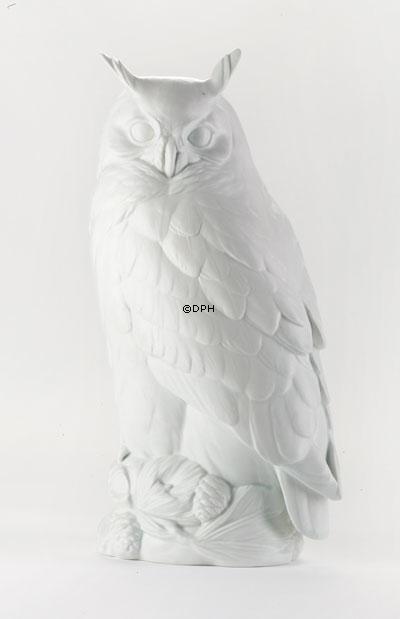Weißer Uhu, Royal Copenhagen Vogelfigur Nr. 331