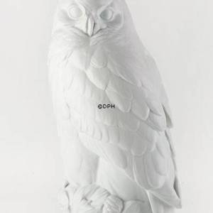 Weißer Uhu, Royal Copenhagen Vogelfigur | Nr. 2590331 | DPH Trading