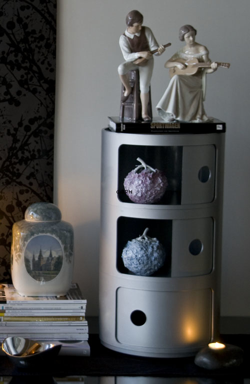 Hortensienvase in hellblau, Royal Copenhagen Nr. 135