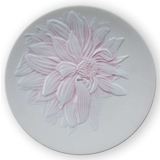 The Art of Giving Flowers, Teller mit rosa Relief, "Pink Attraction", Royal Copenhagen