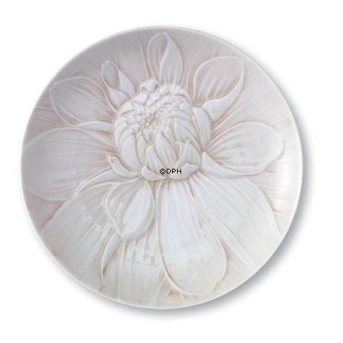 The Art of Giving Flowers, Teller mit Rosenrelief, 'Coralle', Royal Copenhagen