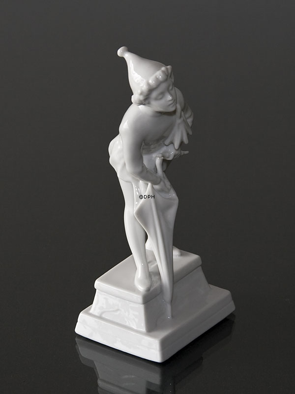 Der Sandmann stehend mit seinem Regenschirm, Royal Copenhagen Figur Nr. 015