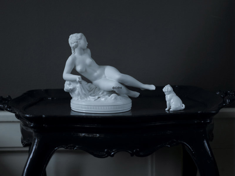 Mops, Royal Copenhagen Hund Figur Nr. 041