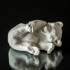 Eisbär weiss Bisquit, Royal Copenhagen liegend Eisbär Figur | Nr. 2670072 | DPH Trading