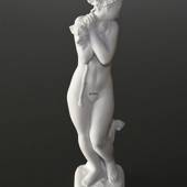 Badendes Mädchen Klassische nackte weiße Figur, Royal Copenhagen Figur
