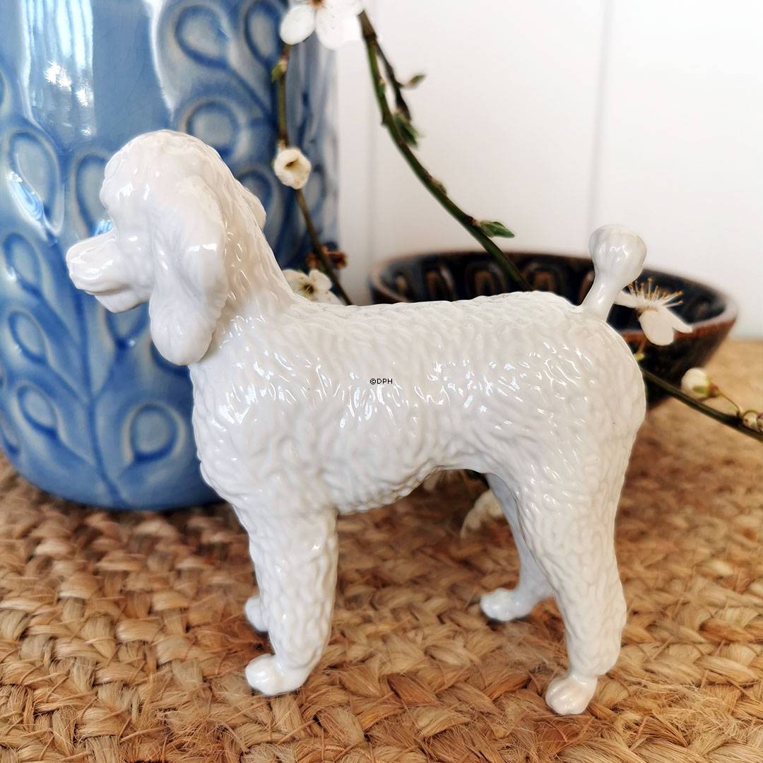 Pudel, Royal Copenhagen Hund Figur Nr. 334