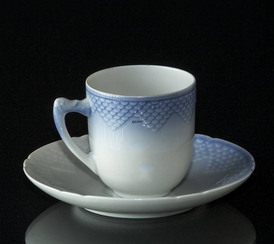Möweservice ohne Gold, Mokkatasse mit Untertasse, Bing & Gröndahl
