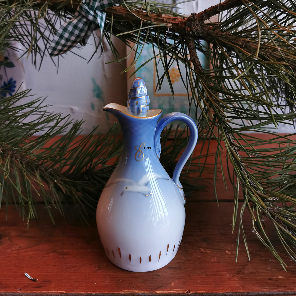 Möwegeschirr mit Gold, Essigkrug, Bing & Gröndahl Nr. 197