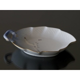 Möwegeschirr mit Gold, kleine Blattförmige Schale 19cm, Bing & Gröndahl Nr. 356 oder 198