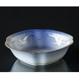 Möwegeschirr mit Gold, Salatschüssel 23cm, Bing & Gröndahl Nr. 43A, oder 575