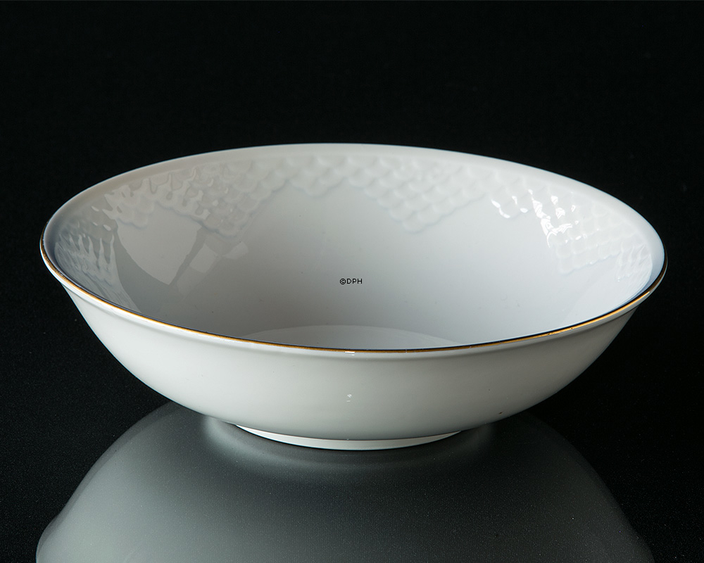 Möwegeschirr mit Gold, runde Schüssel Nr. 45 (574)