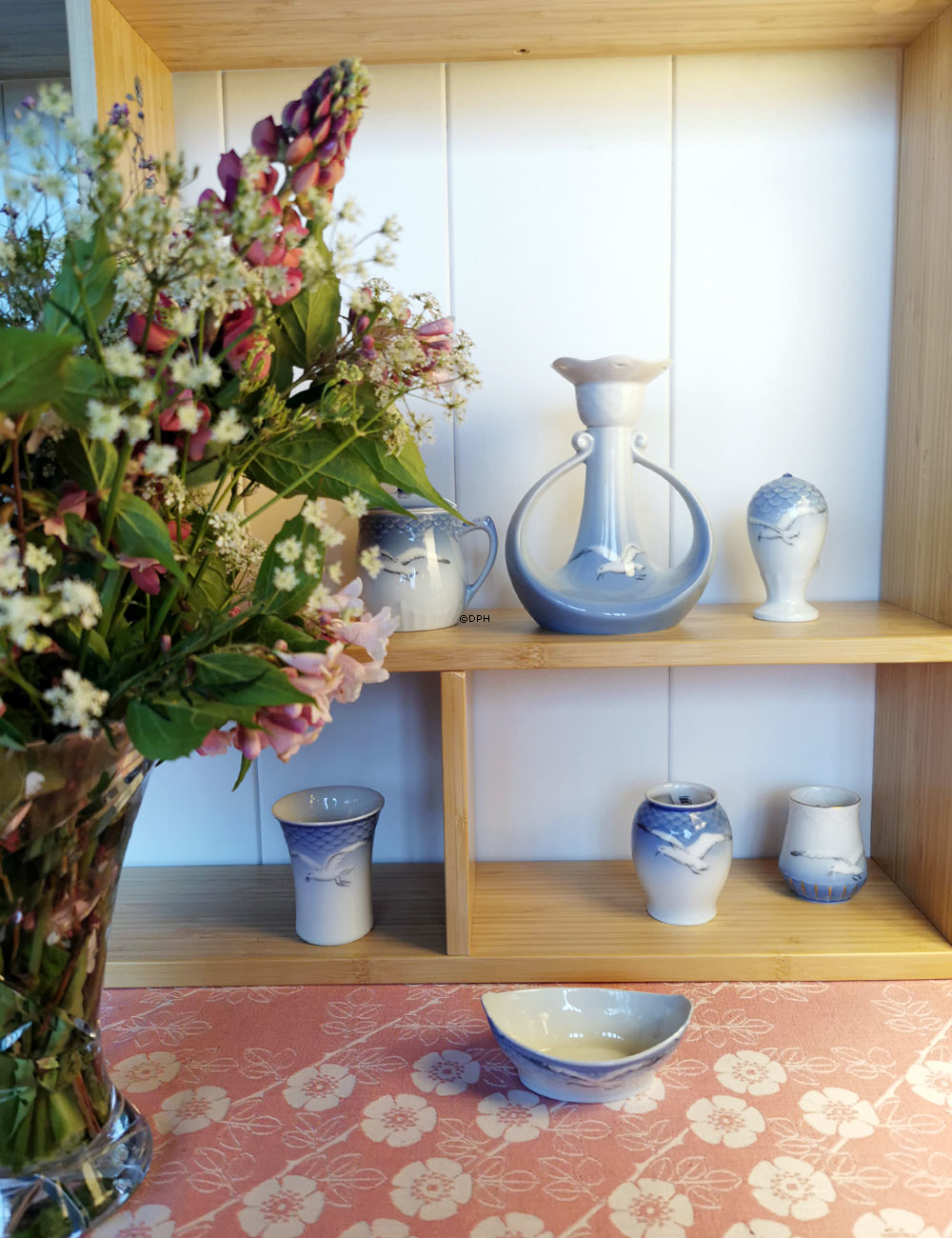 Möwegeschirr OHNE Gold, Salzfass, Bing & Gröndahl Nr. 547 oder 55