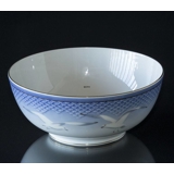 Möwegeschirr mit Gold, große runde Schüssel, Bing & Gröndahl Nr. 579