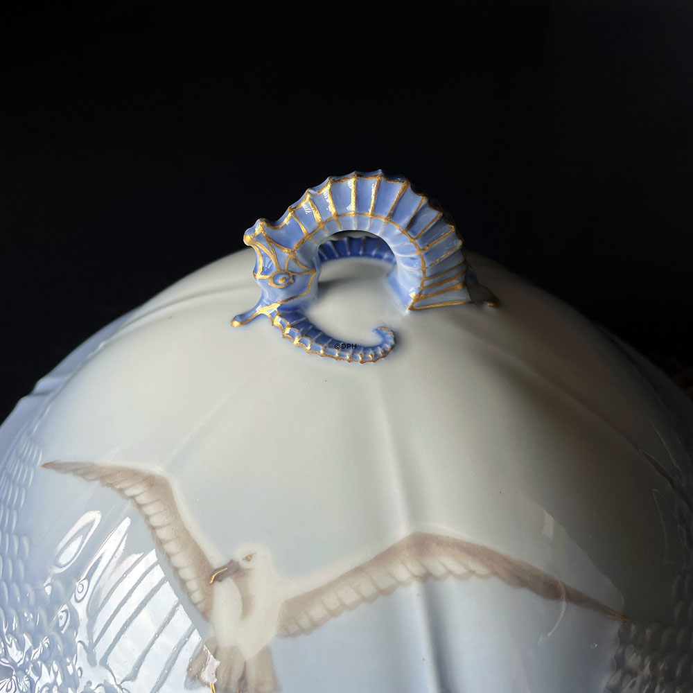 Möwegeschirr mit Gold Terrine Nr. 5,