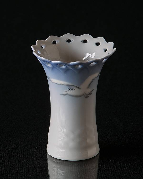 Möwegeschirr ohne Gold, Vase, Bing & Gröndahl Nr. 673