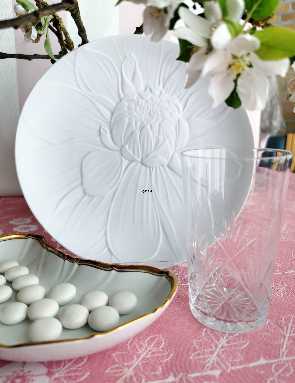 Offenbach Mondsichelförmige Schale, Bing & Gröndahl Nr. 41